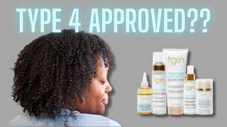 TGIN Miracle Styling Collection | First Impressions Wash N Go on Type 4 Hair