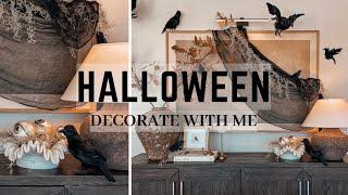 AESTHETIC HALLOWEEN DECORATE WITH ME || SIDEBOARD || DINING ROOM || BAR || 2024