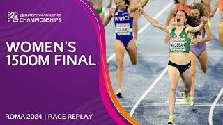 IRISH delight!  Women's 1500m final replay | Roma 2024