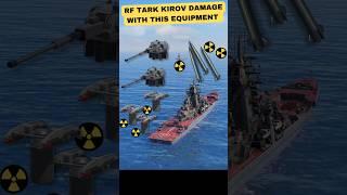 RF Tark Kirov Damage with this equipment ️ | Modern Warships #shorts