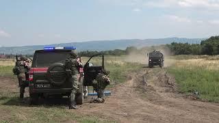 Тренировка военной комендатуры и военной автоинспекции ЮВО в ходе подготовки к "Кавказ-2020"