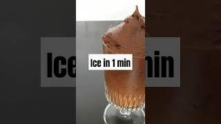 Ice in 1 minute, мороженное за 1 мин #banana#chocolate #strawberries#healthy