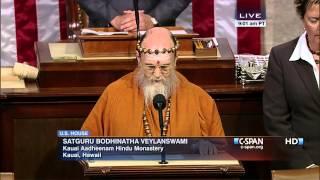 Satguru Bodhinatha Veylanswami Gives Opening Prayer in US House of Representatives