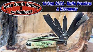 19 Sep 2024 - Knife Auction Preview & Cobratec Giveaway! Bear & Son, Case, Buck, GEC, Queen, K-Bar.