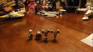 Building Lego 7751 Ahsoka's Starfighter & Droids