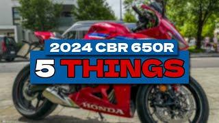 5 Things I HATE About My 2024 Honda CBR650R!