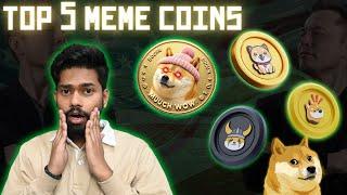 TOP 5 MEMECOINS TO BUY FOR 2025 !!!