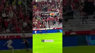 El Chicharito Hernández le quitó el segundo gol al Piojo y a Chivas en el partido contra Atlas #gdl