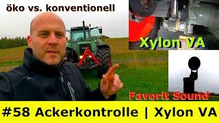 Trecker VLOG #58 Öko vs. konventionelle Landwirtschaft | FENDT XYLON 524 Details | Ackerkontrolle