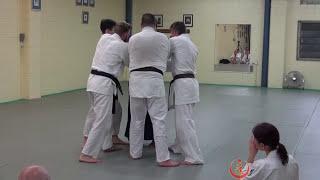 Aikido Yoshinkan Brisbane Dojo Mori Shihan demonstrates highly advanced Aikido Techniques 「実戦即応技と合気」