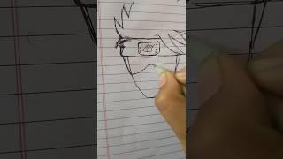 How to draw Kakashi th copy Ninja ️#art #mandyarts
