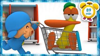  POCOYO in ENGLISH - It's Shopping Day! [89 minutes] | Full Episodes | VIDEOS and CARTOONS for KIDS