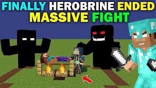 HEROBRINE END FOREVER AFTER MASSIVE FIGHT  MINECRAFT SEASON 4 EP3