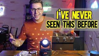 OPPSK Mini Double-Sided Moving Head Stage Light | Unboxing and Demo