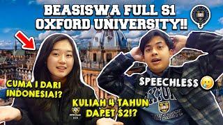 GILE! DAPET BEASISWA FULL DI OXFORD UNIVERSITY, CUMA 1 DARI INDONESIA!? SPEECHLESS...