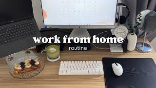 Work From Home Routine | early morning shift 7am - 4pm