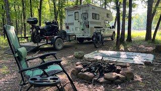 Dispersed Camped Jack Creek - Lake Vista Lookout - Ouachita National Forest - Arkansas