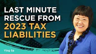 Last Minute Rescue from 2023 Tax Liabilities