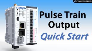 CLICK PLUS PLC Motion - PTO or Pulse Train Output Setup at AutomationDirect