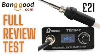 Quicko T12-942 MINI OLED Digital Soldering Station Banggood (Review 2022)