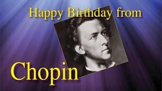 Happy Birthday from Chopin • Werner Elmker piano improvisation [HQ]