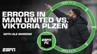 Ale Moreno spots ERRORS in Man United win vs. Viktoria Plzeň  | ESPN FC