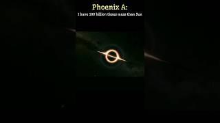 Milky Way vs Ton 618 vs Phoenix A #space #geography #science #facts #planet #shorts