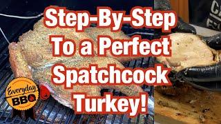 How to make Spatchcock Turkey | FULL WALKTHROUGH JUICY Spatchcock Turkey | Camp Chef Pellet Grill