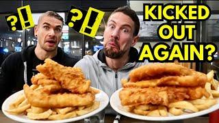 WE GOT KICKED OUT OF AN ALL YOU CAN EAT FISH & CHIP RESTAURANT BEFORE...WHAT WILL HAPPEN THIS TIME??