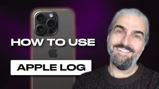 How to Use Apple Log Video - iPhone 15 Pro/Max - Blackmagic Camera