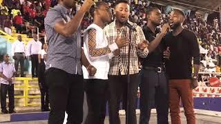 H.U.M.B.L.E Singing National Anthem (RSPL FINALS  2019)