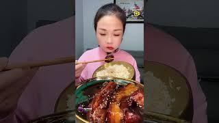 Braised Pork Belly with a Rice Dish, Tasting Show, #mukbang #asmr #먹방