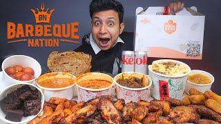 Barbeque Biggest Non Veg Meal in a Box | My Worst Experience Of Barbeque Nation Mukbang!!!!