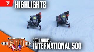 56th Annual International 500 Snowmobile Race 2/1/25 | Highlights