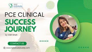 My PCE Clinical Journey with StudyBuddy| Vidhi Shah