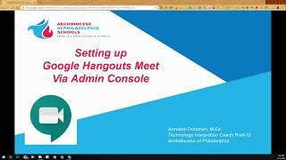 AoP Tech Enabling Google Hangouts Meet via Admin Console