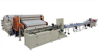 Low price automatic small toilet paper kitchen towel paper making machine production line