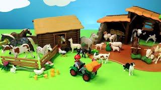 Fun Playmobil Farm Sets and Animal Figurines - Let's Make a Farm!