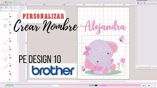 CREAR NOMBRE / Personalización / PE DESIGN BROTHER