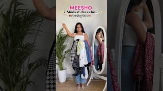 I Bought 7 Dresses From Meesho Under 500  #meesho #haul #trending #viral #ytshorts #meeshohaul