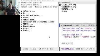 Using Emacs 76 - Bookmarks and Burly