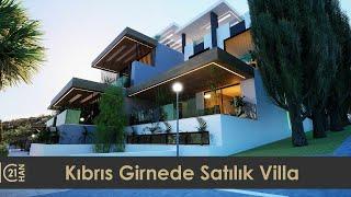 Kıbrıs Girne'de Deniz manzaralı satılık Villa | Villa for sale with Sea view in Kyrenia, Cyprus