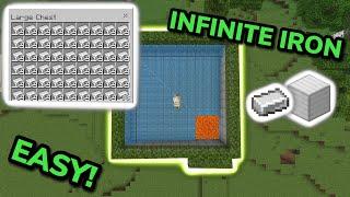 EASIEST 1.21 IRON FARM TUTORIAL in Minecraft Bedrock (MCPE/Xbox/PS/Switch/PC)