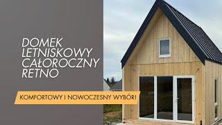 Domek letniskowy całoroczny RETNO V1_A1 – Komfortowy i Nowoczesny Wybór!