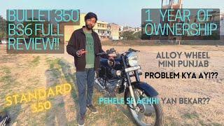 BULLET BS6 Review | Mini punjab Exhaust sound | 1 Year of Ownership |  Kya problem ayi??