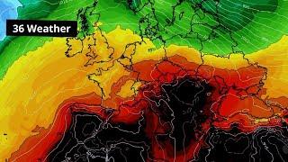 Europe Weather | June 24 , 2025 , GFS Model in 850 hPa - Europe Temperature