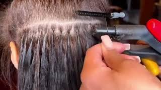 K Tip Hair Extensions Simple Installation Instructions