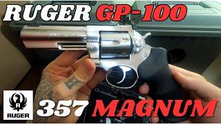 HOME DEFENSE 357-RUGER GP-100 4'' STAINLESS REVOLVER