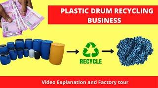 HDPE Drum Recycling Business - HDPE Drum Recycling Process video