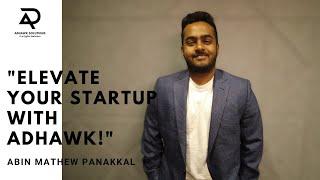 Guiding Startup Triumph: Abin Mathew's Adhawk Solutions Takes Flight!